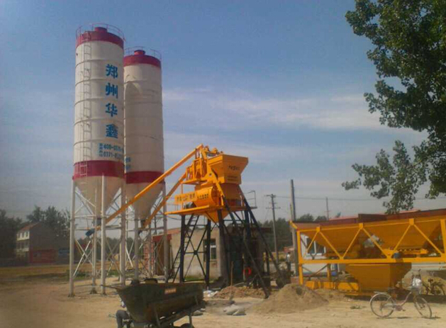 河南拓泰重工混凝土攪拌站設備，攪拌機，水泥倉，計量秤