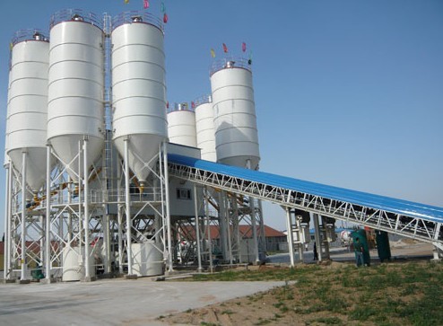 HZS180大型商品混凝土攪拌站