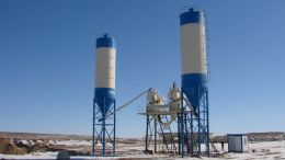 山西HZS連體JS1000型攪拌站安裝現(xiàn)場