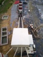 武漢HZS90型混凝土攪拌站施工現(xiàn)場(chǎng)